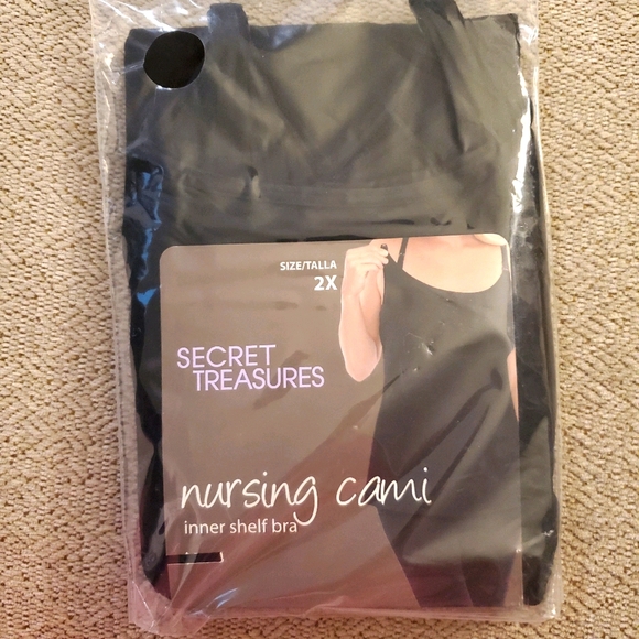 Secret Treasures Plus Size Nursing Cami Inner Shelf Bra 914 - Picture 1 of 4